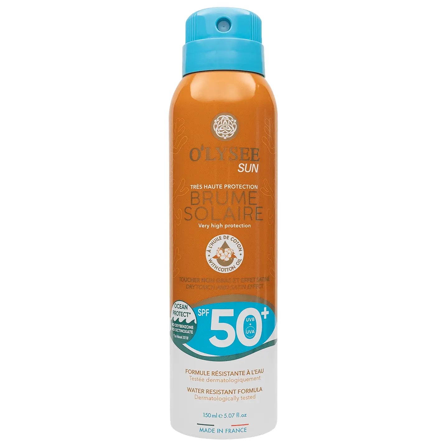 Brume solaire très haute protection SPF30+ ou SPF50+