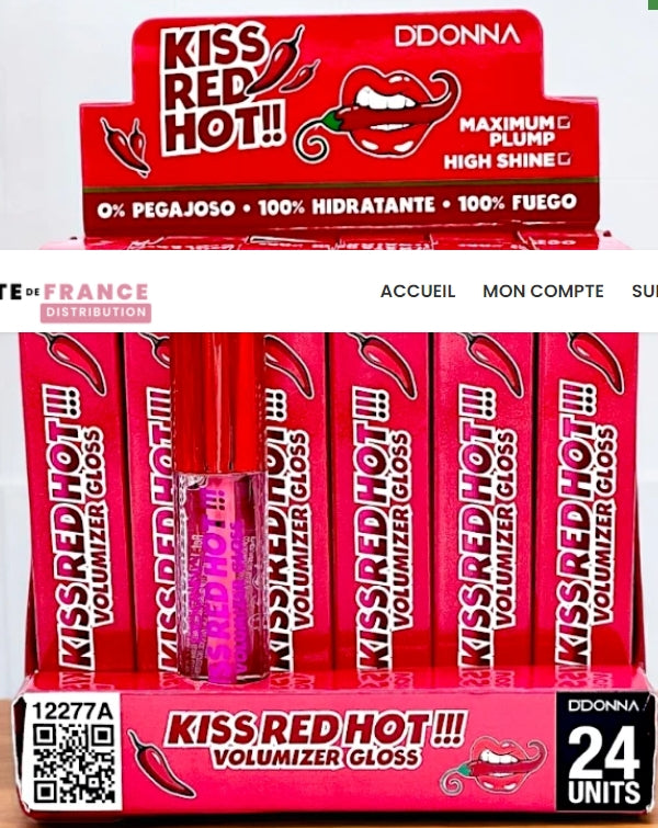 GLOSS KISS RED HOT