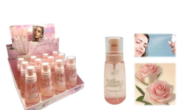 SPRAY FIXATEUR A L'EAU DE ROSE
