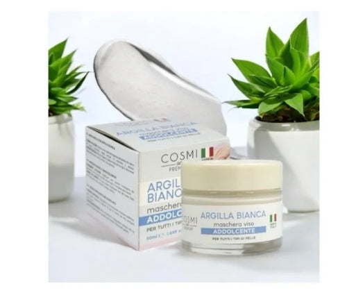 MASQUE POUR LE VISAGE A L'ARGILE BLANCHE