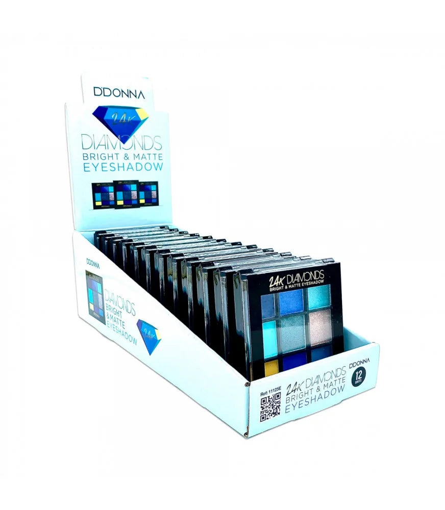 Palette Diamond bleu vert