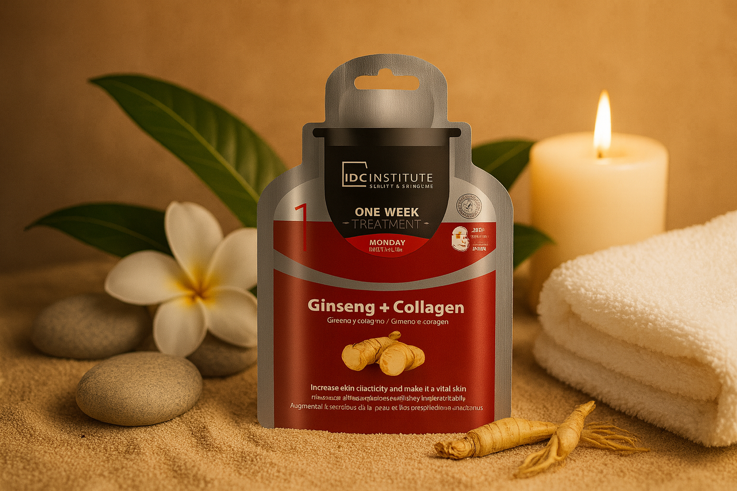 MASQUE TRAITEMENT GINGEMBRE ET COLLAGEN