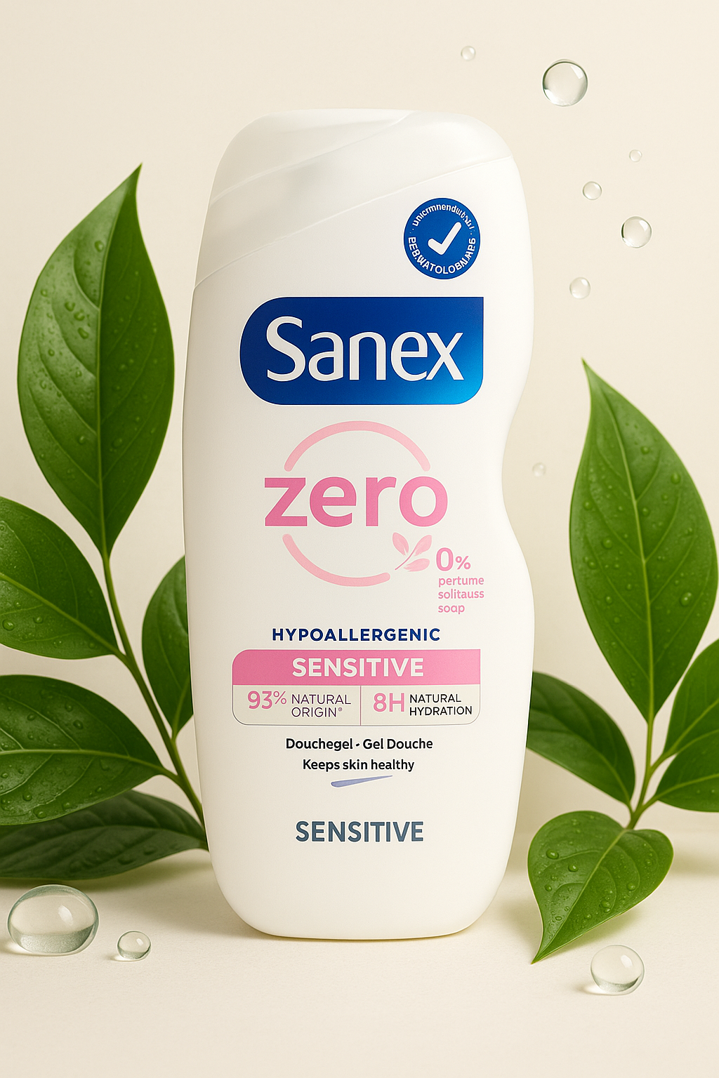 Gel douche Sans savon Peau Sèche ou Peau Sensible Hydratant SANEX