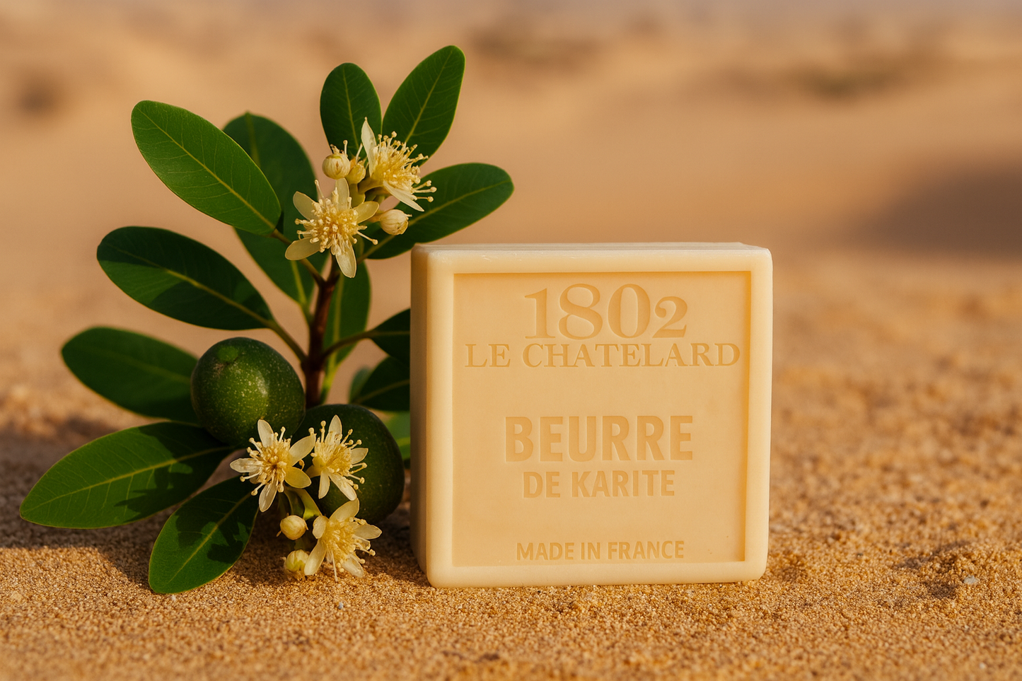 SAVON BEURRE DE KARITE - SANS PALME