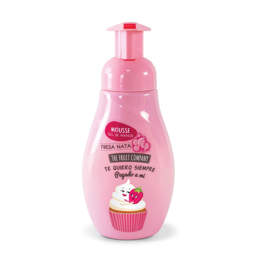 Savon pour les mains à la crème de fraise chantilly