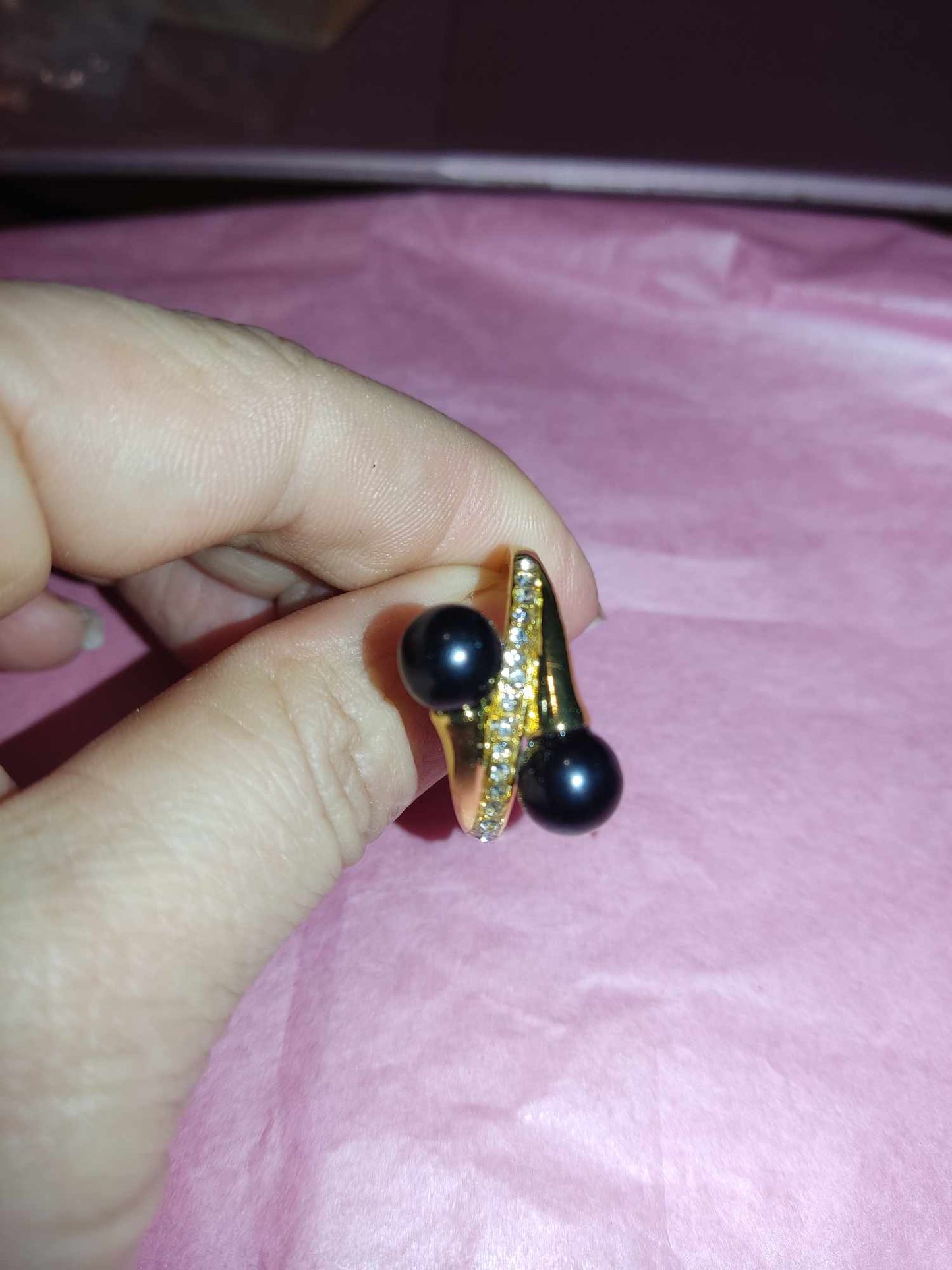 Bague Pion noir