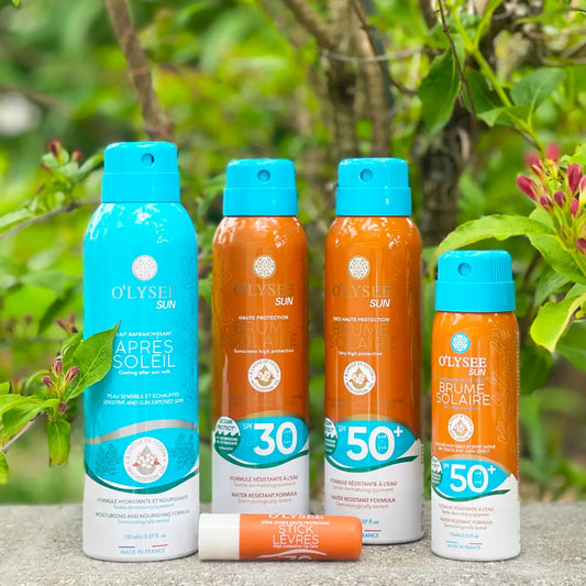 Brume solaire très haute protection SPF30+ ou SPF50+