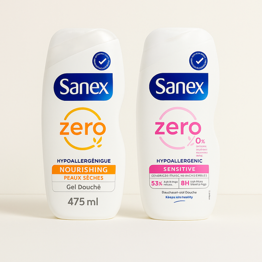 Gel douche Sans savon Peau Sèche ou  Peau Sensible Hydratant SANEX