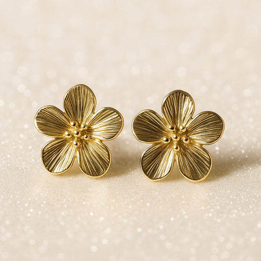 Boucle d'oreille Fleur