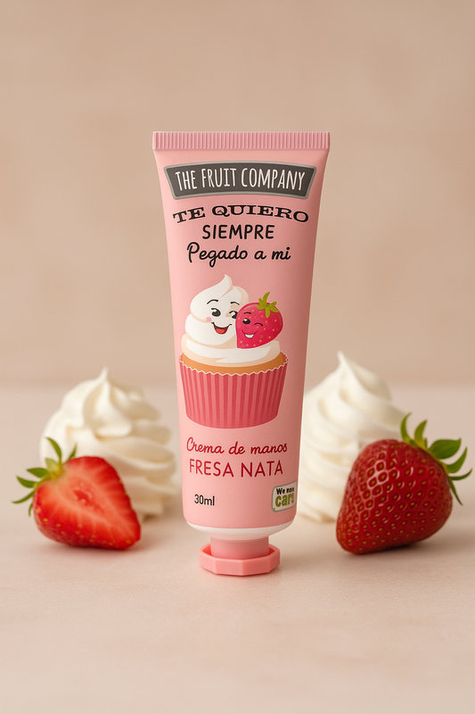 Crème pour les mains à la fraise chantilly