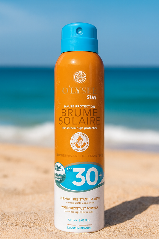 Brume solaire très haute protection SPF30+ ou SPF50+