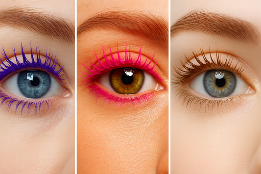 Mascara différentes couleurs