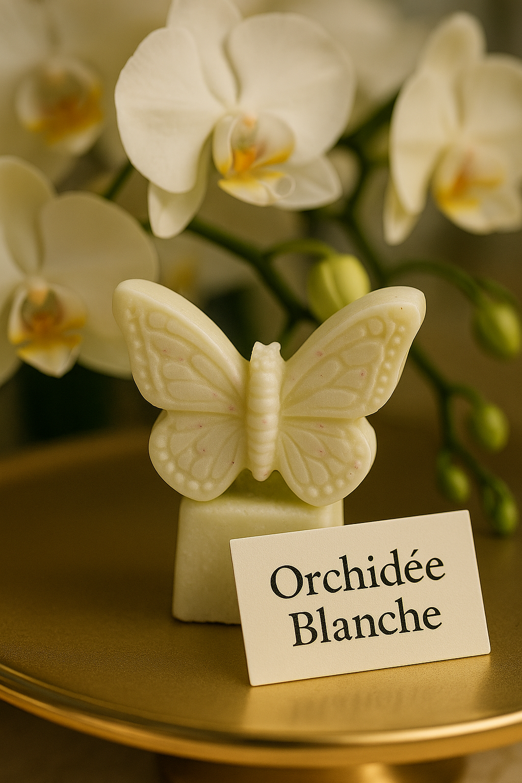 orchidées blanche