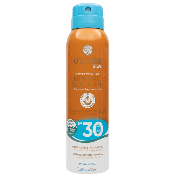 Brume solaire très haute protection SPF30+ ou SPF50+